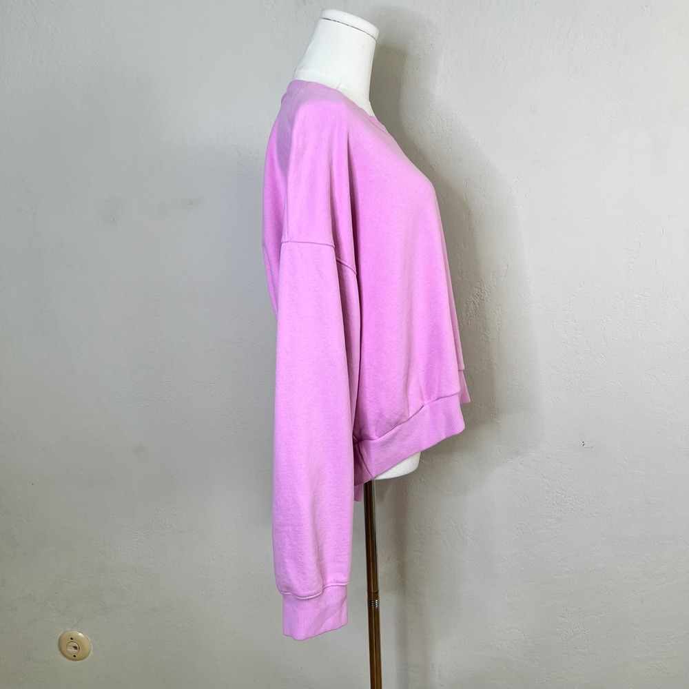 Beyond Yoga Sweatshirt Weekend Size XL Pink Crewneck Long Sleeve Pullover Lounge - Picture 4 of 8